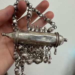 Vintage Afghan 925 Sterling silver Amulet Box